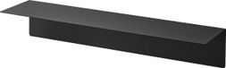 Yamazaki 1930 TOWER Wall-Mounted Shelf with Magnetic Panel (50 cm), black, Steel/ABS Resin, 50 x 15.7 x 9 cm