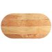 VidaXL Tafelblad 100x50x2 cm ovaal massief eikenhout lichtbruin