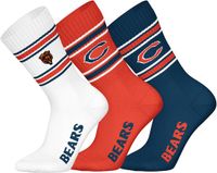 NFL Chicago Bears Crew Socks - 3-pack - Wit/Oranje/Navy - Maat 39/42