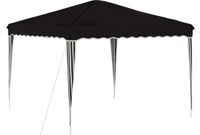 vidaXL Pop-up Feesttent 288 x 288 x 245 cm Zwart Oxford Stof
