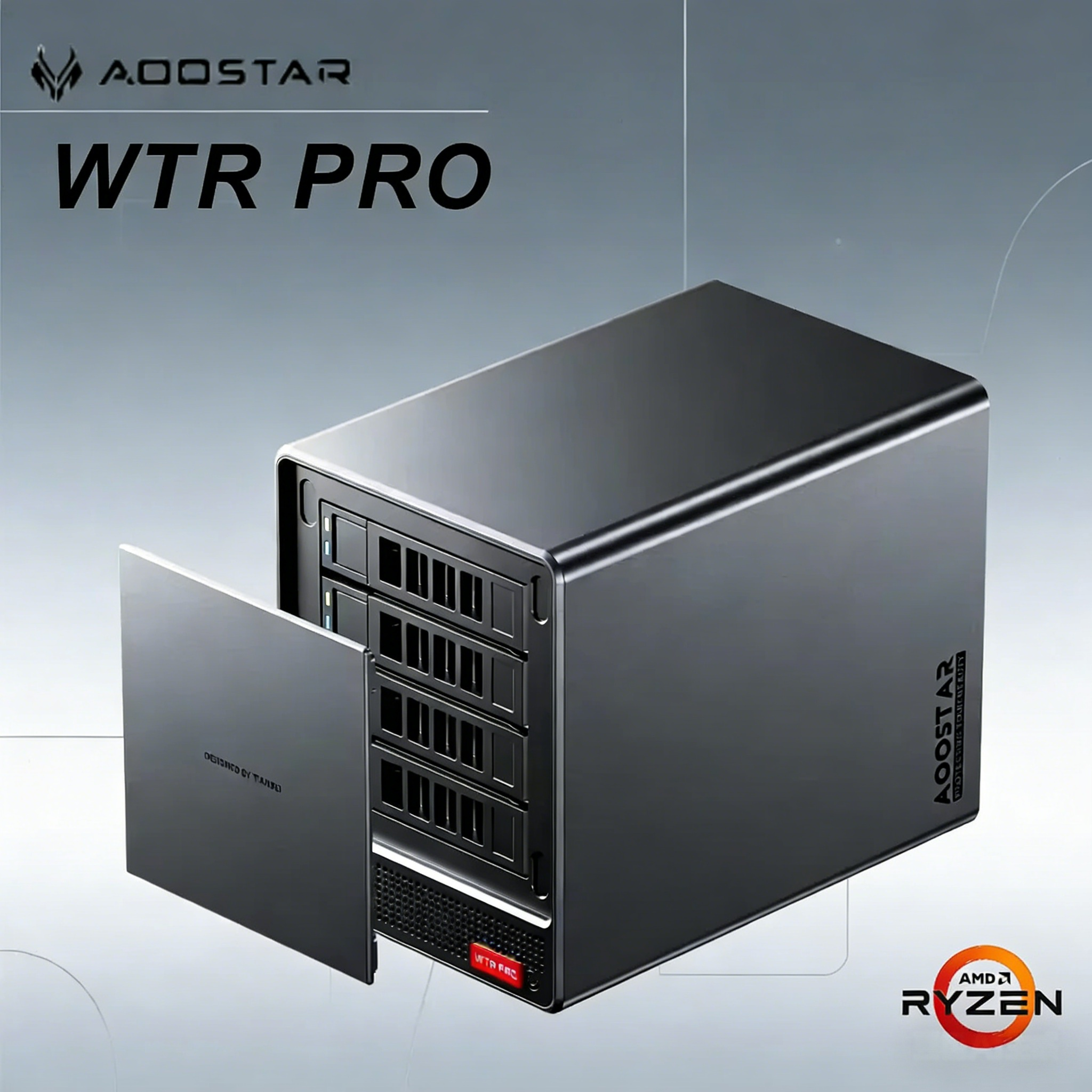 TKST AOOSTAR WTR Pro NAS Mini PC AMD R7 5825U 32GB RAM 1TB SSD