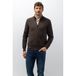 State of Art gilet en coton - marron foncé