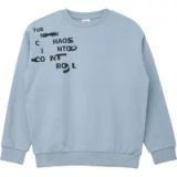 s.Oliver Sweatshirt oversize avec imprimé devant, dos et motif de Noël enfant