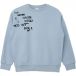 s.Oliver Sweatshirt oversize avec imprimé devant, dos et motif de Noël enfant
