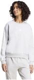 Adidas Essentials 3 Stripes Fleece Sweatshirt Grijs S Vrouw