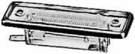 HELLA Feu éclaireur de plaque pour BMW: Série 7, M5, Série 3, Série 5, Série 6, M3 (Ref: 2KA 004 331-031)
