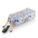 Miquelrius Square It Drievoudig etui voor school, gerecycled etui met 3 vakken, binnenvakken, koordgrepen, sleutelhanger "Forget Me Not", 21 x 7 x 9 cm