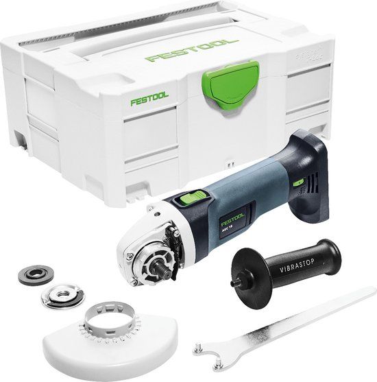 Festool AGC 18-125 EB-Basic Accu Haakse Slijper - 18V - 125mm - Body in Systainer - 576825