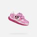 GEOX LIGHTYLOO PEUTERMEISJES Sneakers - Donkerroze - Maat 22