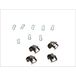 QUICK BRAKE 109-1055 Kit d'accessoires, plaquette de frein à disque