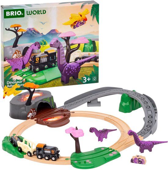 Brio Brio World - 36094 dinosaurusavonturenset | treinset voor kinderen vanaf 3 jaar