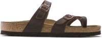 Birkenstock Mayari Teenslipper Geolied Leer Bruin Unisex Maat 43