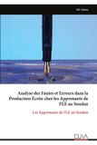 Analyse Libri GmbH Analyse des Fautes et Erreurs dans la Production Écrite chez les Apprenants de FLE au Soudan Paperback
