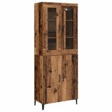 vidaXL Highboard - Oud hout - 69,5 x 34 x 180 cm