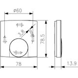 RTBSB-201.000/08 ALRE RTBSB-201.000/08 kamertemperatuurregelaar