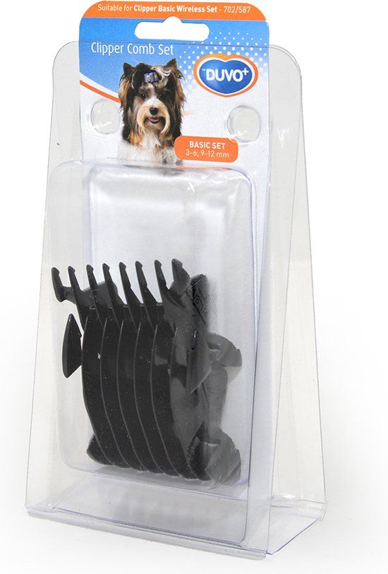 Duvoplus - Clipper Opzetkammen Trimmer Set 3-6-9-12mm - Hond