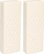 Gerimport Waterverdamper - 4x - ivoor wit - keramiek - 400 ml - radiatorbak luchtbevochtiger - 7 x 18,5 cm
