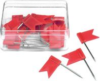 Alco punaise vlaggetjes - 20x - rood