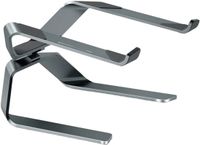 DrPhone ElevatePro Support pour ordinateur portable – Support ergonomique pour ordinateur portable en aluminium – Réglable en continu jusqu'à 150° – Antidérapant – Convient pour 10 à 17 pouces – Argent