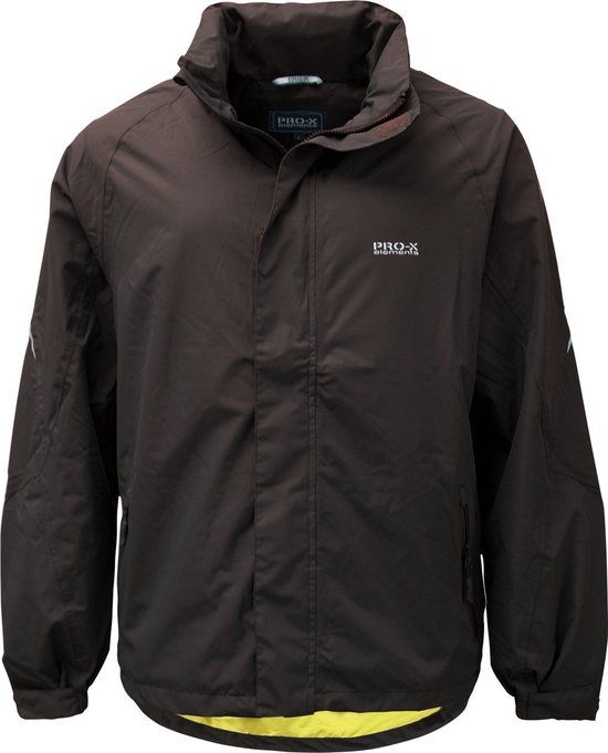 Pro-x Elements Outdoorjas Allan Heren Polyester Antraciet Maat M