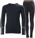 Helly Hansen Lifa Merino Midweight Basislaag Set Blauw 11 Jaar Unisex Polyester
