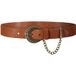 Summum Woman Belt With Buckle And Chain Caramel Coffee Taille: 90