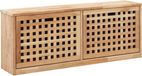 vidaXL Schoenenopbergbank - 94x20x38 cm - Massief Walnotenhout