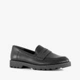 Tamaris Dames Loafers Zwart Imitatieleer Maat 39