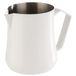 APS 10360 melk-/universele kan, roestvrij staal, wit gepoedercoat, 0,35 liter