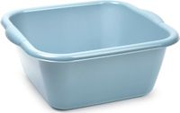 PLASTICFORTE Afwasbak teil - 10 liter - licht blauw - kunststof - 36 x 34 x 14,5 cm
