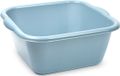 PLASTICFORTE Afwasbak teil - 10 liter - licht blauw - kunststof - 36 x 34 x 14,5 cm