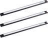 Relaxdays Magneetstrip, set van 3, voor gereedschap, magneetstang, werkplaats, garage, kantoor, 45 cm lang, van staal