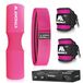 AMONAX Barbell Squat Pad, Extra Dikke Schuimvulling voor Nek- en Schouderondersteuning, Heavy Duty Gym Fitness Workout Cover voor Dames Hip Thrusts, Gewichtheffen en Zware Squats