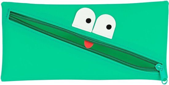 Schoolpennenzak Safta Gezicht Groen