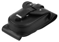 Sacoche de réservoir en cuir véritable - Noir - Avec boucle de fixation - Convient pour Sportster XL 883/1200 - 100% neuf - Léger (341 grammes) - Sacoche de moto