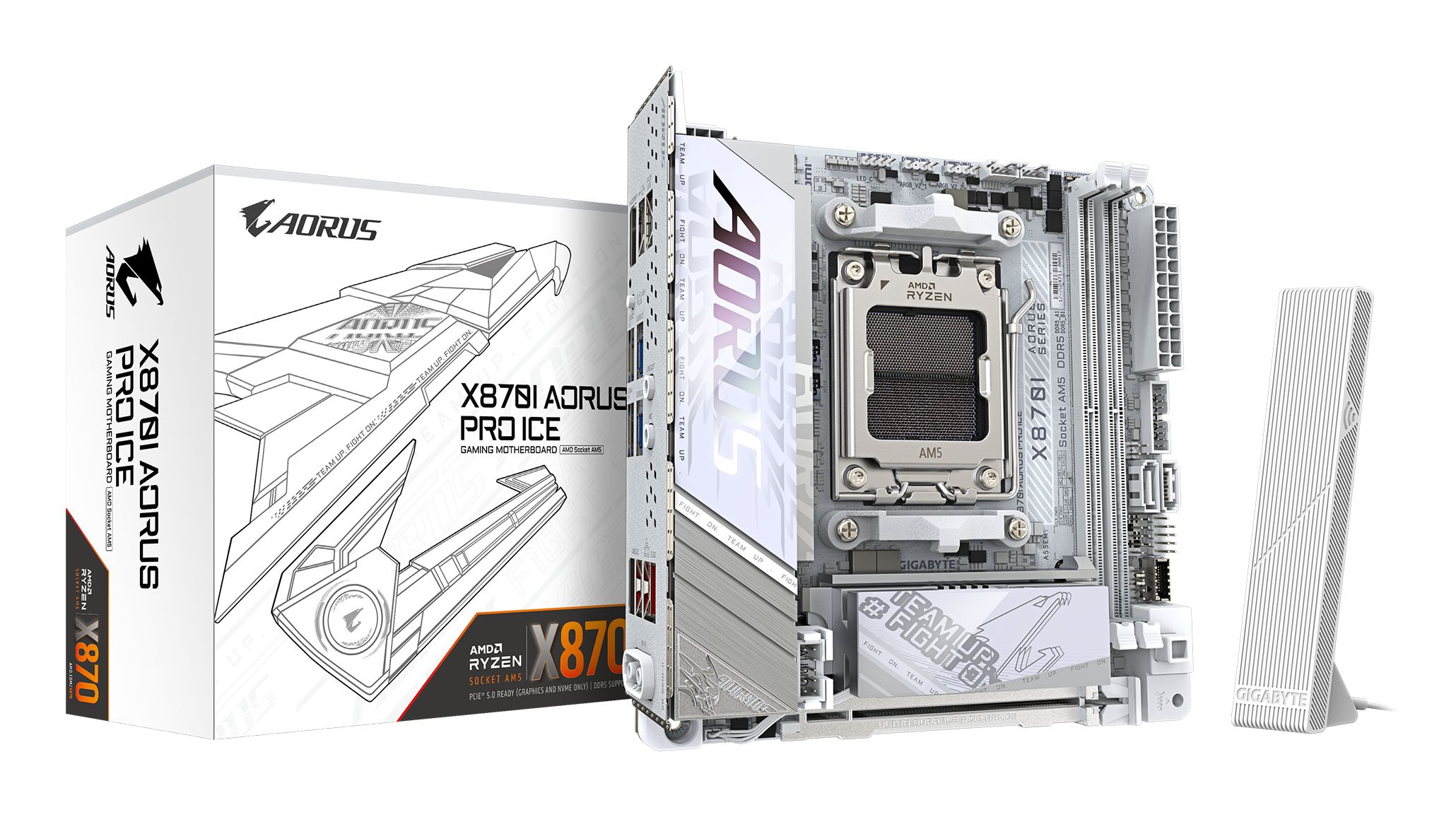 GIGABYTE AMD AM5 X870I AORUS PRO ICE - 4719331866112