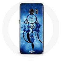 Maniacase Hoesje voor Samsung Galaxy S6 edge Dreamcatcher blauw