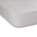 Hoeslaken, Plain Dyed Silver Hoeslaken 150 x 200 cm, 100% katoen perkal