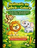 Animais da Selva para colorir