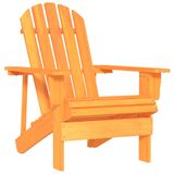 vidaXL Tuinstoel Hout Oranje