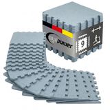 eyepower Omnideal 9 Stuks Fitness Puzzelmat 30x30cm Grijs