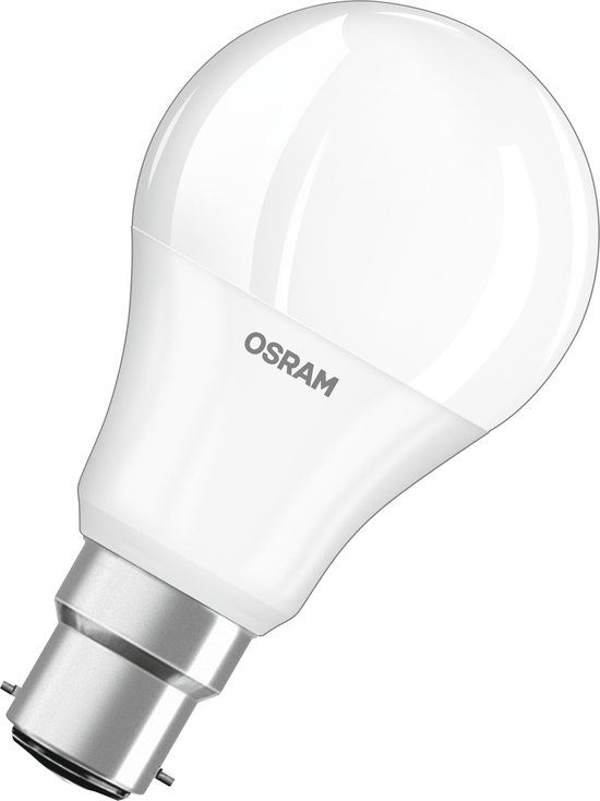 OSRAM LED lamp B22d - 8.5W - Warm White - 2700K - Globe - Dimbaar - Vervanger 60W