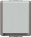Siemens 5UB4717 Wandcontactdoos met randaarde Delta Grijs Schakelmateriaal 1 stuk(s)