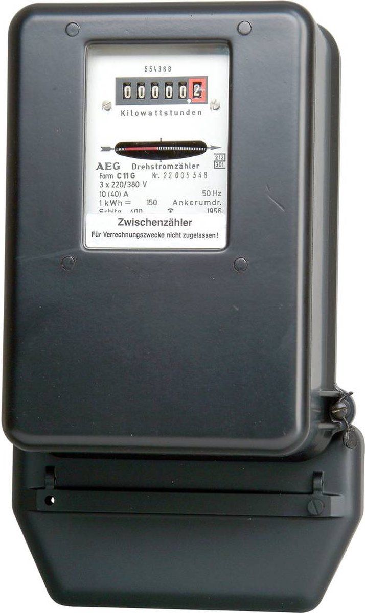 Kopp 192204015 Draaistroomteller, 400 V geregenereerd, 10/40 A