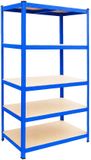 Merkloos Stellingkast - 200 x 100 x 50 cm - 875 kg - blauw