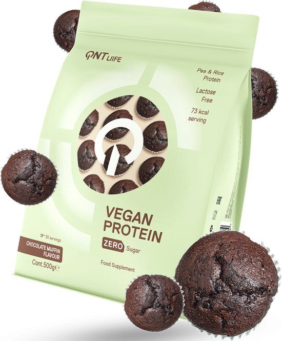 QNT Vegan Protein Zero Sugar Chocolate Muffin 500g