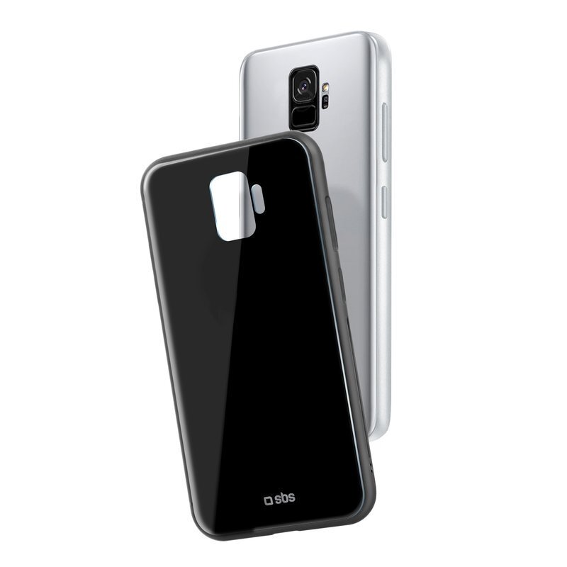 SBS Glas Case Samsung Galaxy S9 - Vitro zwart