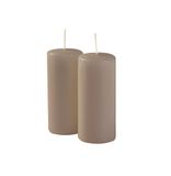 Risthò Stompkaarsen, taupe, diameter 5 cm, hoogte 12 cm, 9 stuks