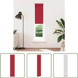 vidaXL Rolgordijn 55x210 cm verduisterend polyester rood