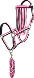 Imperial Riding - Set Van Halster, Touw En Vliegenfrontriem - Neon Pink - Maat Full